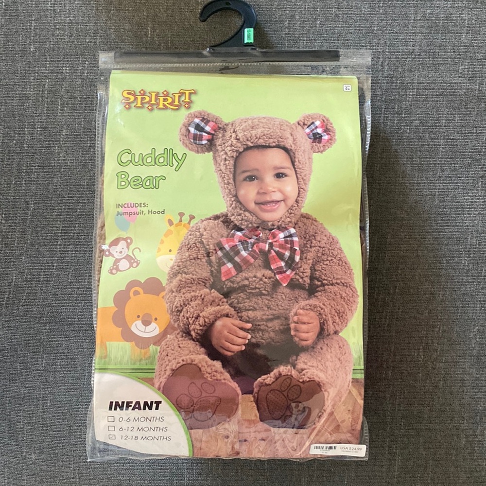 Cuddly bear Halloween costume